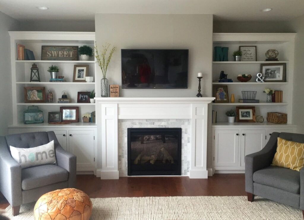 diy built ins around fireplace - How to Build a Built in The Cabinets Woodworking